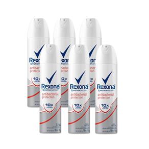 Kit Desodorante Aerossol - Rexona Women Protection - 150ml 6 Unidades
