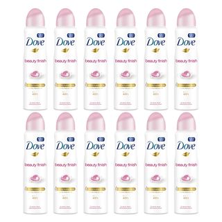 Kit Desodorante Antitranspirante Aerosol Dove Beauty Finish 12x150ml Leve Mais e Pague Menos