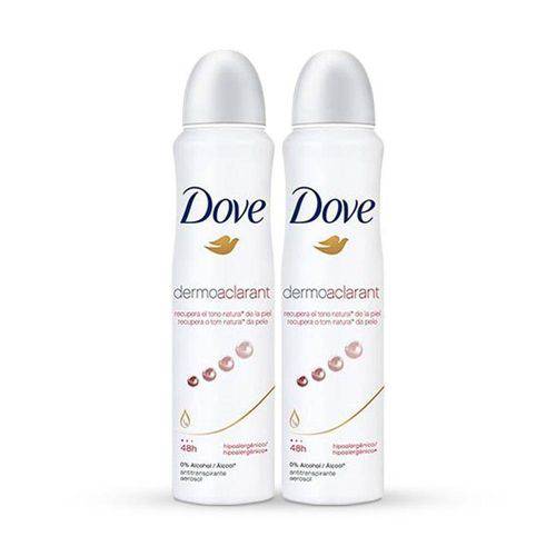 Kit Desodorante Antitranspirante Dove Dermo Aclarant Aerosol