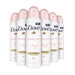 Kit Desodorante Antitranspirante Dove Soft Aerosol 6 X 150mL