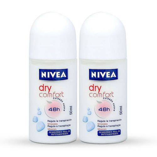 Kit Desodorante Antitranspirante Nivea Dry Comfort Roll On