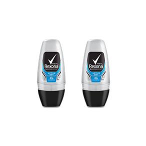 Kit Desodorante Antitranspirante Rollon Rexona Active 50ml