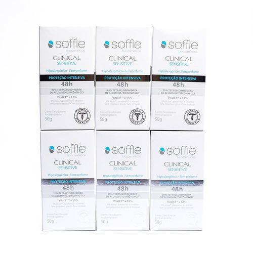 Kit Desodorante Antitranspirante Soffie Clean Fresh Clinical