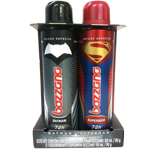 Kit Desodorante Batman Vs Superman Bozzano