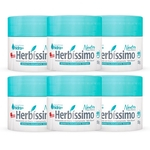 Kit Desodorante Creme Antitranspirante Neutro Herbissimo 55G com 6 unidades