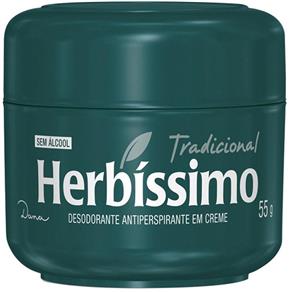 Kit Desodorante Creme Herbissimo Tradicional 55G 2Und