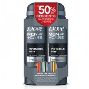 Kit Desodorante Dove Men Care Aerosol Invisible Dry Masculino 2 Unidades 89G
