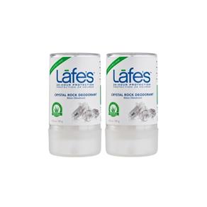 Kit Desodorante em Pedra Cristal Stick 120g Lafe`s