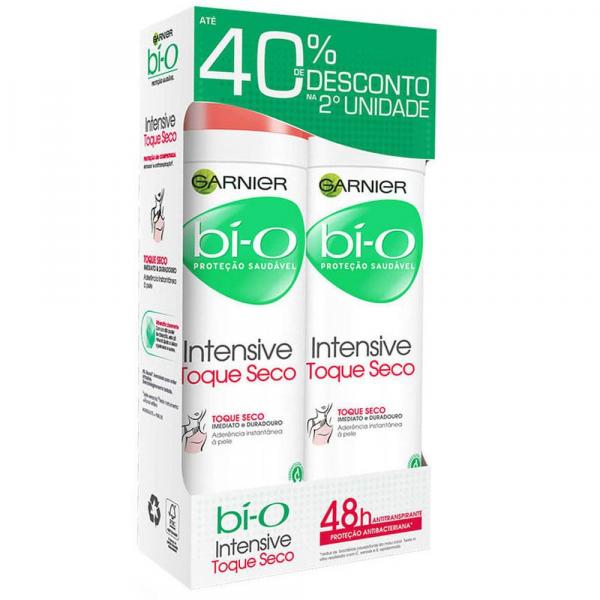 Kit Desodorante Garnier Bi-o Feminino Aerosol Intensive Toque Seco 150ml C/2unid - Bio