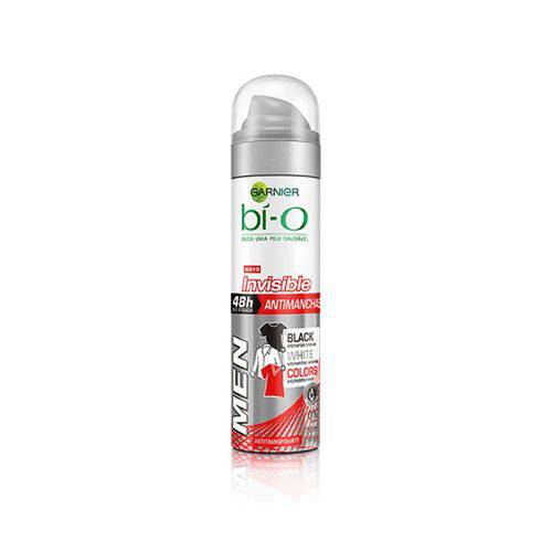 Kit Desodorante Garnier Bí-O Invisible Black White Colors Masculino Aerosol