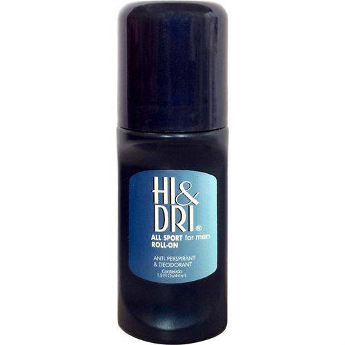 Kit Desodorante Hi & Dri Roll-On All Sport For Men 44ml - 6 Unidades