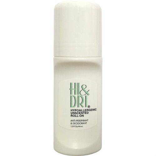 Kit Desodorante Hi & Dri Roll-On Hipoalergênico 44ml - 6 Unidades