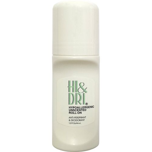Kit Desodorante Hi & Dri Roll-On Hipoalergênico 44ml - 12 Unidades