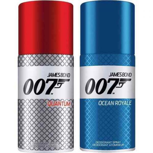 Kit Desodorante Masculino 007 James Bond Red + Blue - *Ctmd Ti