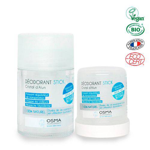 Kit Desodorante Natural Mineral UH-ME - 100g e 60g