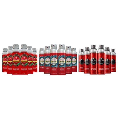 Kit Desodorante Old Spice 150mL com 6 Pegador + 6 Lenha + 6 VIP
