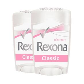 Kit 2 Desodorante Creme Rexona Clinical Feminino Classic 48g