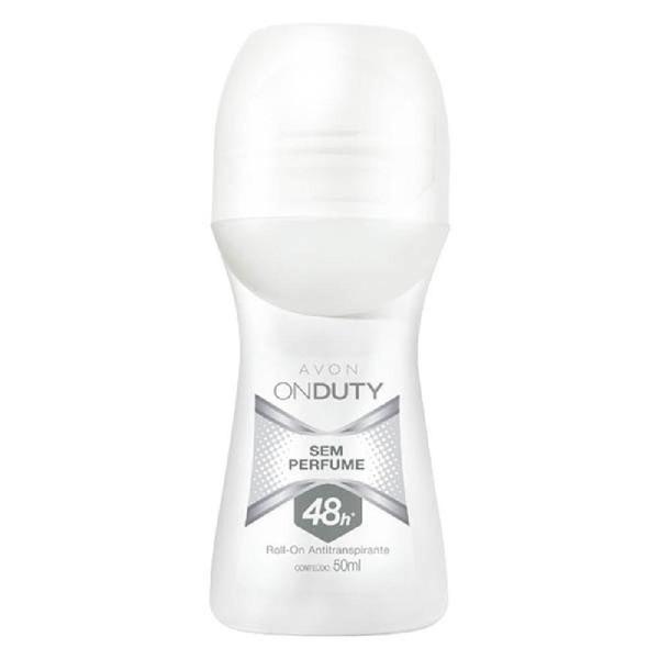 Kit Desodorante Roll-On Sem Perfume On Duty 48h 50 Ml com 5 Unidades - Avon