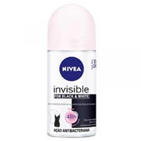 Kit 3 Desodorante Rollon Nivea Invisible Clear 50ml