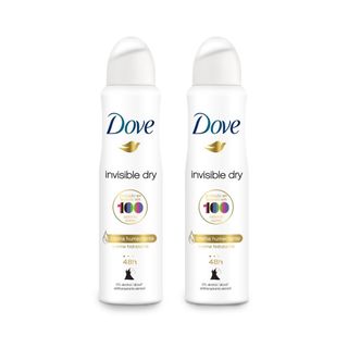 Kit 2 Desodorantes Aerossol Antitranspirante Dove Invisible Dry 150ml - 50% Off 2ªun