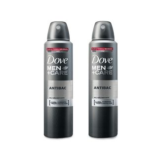 Kit 2 Desodorantes Aerossol Antitranspirante Dove Men Antibacteriano 150ml - 50% Off 2ªun