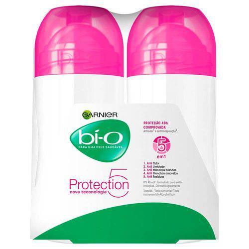Kit 2 Desodorantes Garnier Bí-O Protection 5 Feminino Rollon 50ml