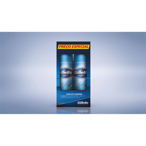 Kit 2 Desodorantes Gillette Pressure Defense 93gr