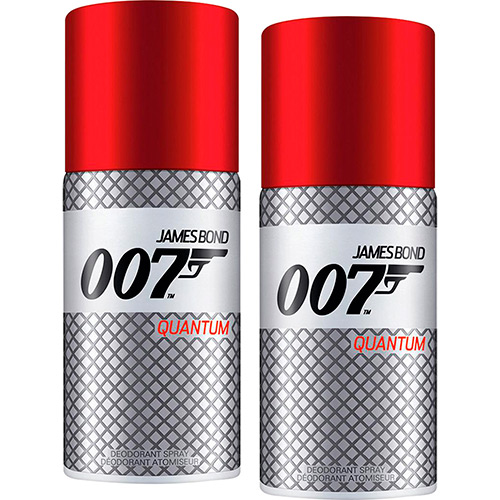 Kit 2 Desodorantes James Bond Quantum