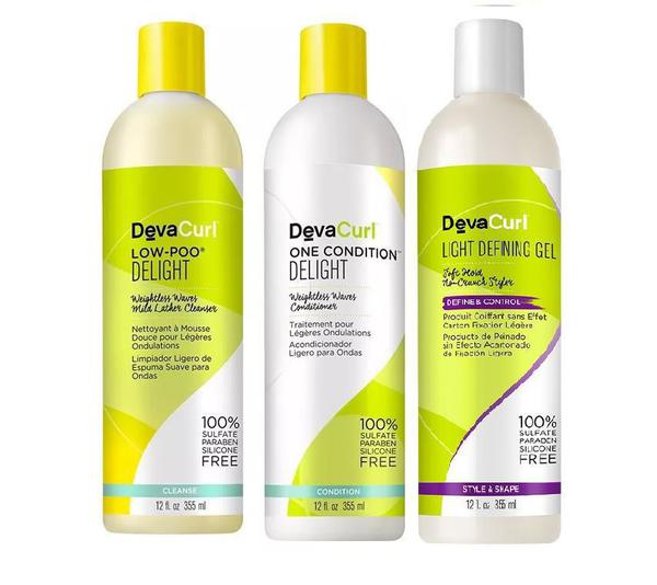 Kit Deva Curl Delight Low Poo, One Condition e Angell