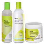 Kit Deva Curl Low Poo, One Condition - 355ml + Styling Cream - 500g