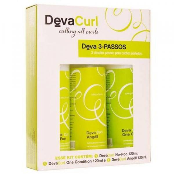 Kit Deva Curls Shampoo + Condicionador + Leave-In - 120ml