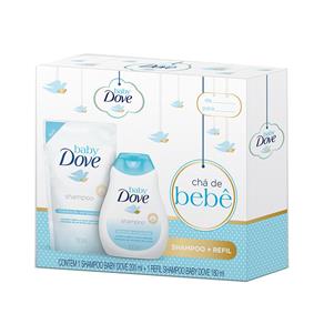 Kit Dove Baby Hidratação Enriquecida Shampoo + Refil