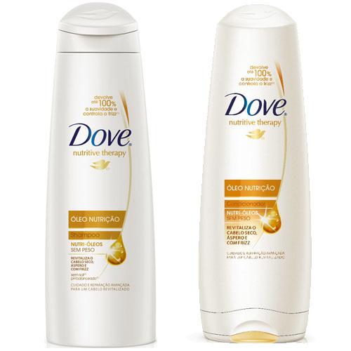 Kit Dove Óleo Nutrição Shampoo 400ml + Condicionador 400ml - Dove