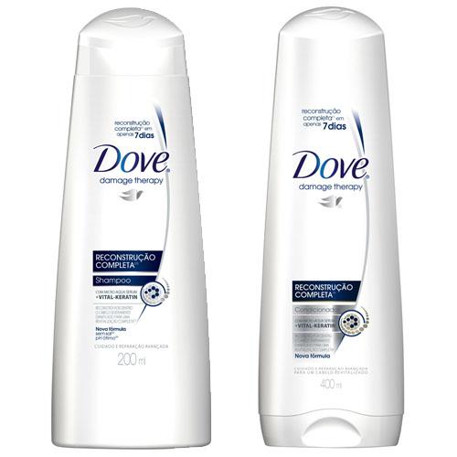 Kit Dove Reconstrução Completa Shampoo 400ml + Condicionador 400ml - Dove