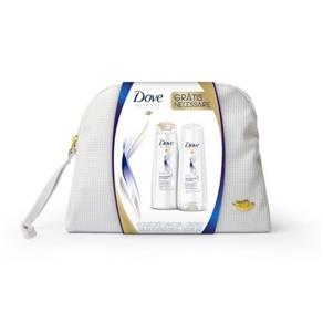 Kit Dove Reconstrução Completa Shampoo + Condicionador + Necessaire - 220ml