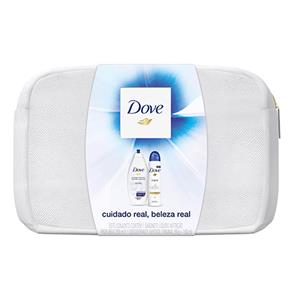 Kit Dove Sabonete Líquido Nutrição Profunda 250ml + Desodorante 150ml + Necessaire