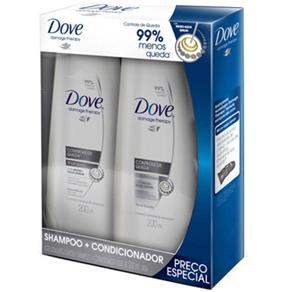Kit Dove Shampoo + Condionador Controle de Queda 200Ml