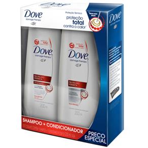 Kit Dove Shampoo + Condionador Proteção Térmica 200Ml
