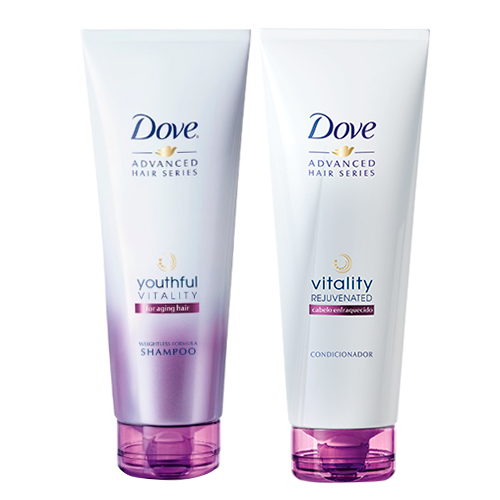 Kit Dove Vitality Rejuvenated Shampoo + Condicionador 200ml
