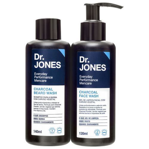 Kit Dr. Jones Charcoal Duo (2 Produtos)