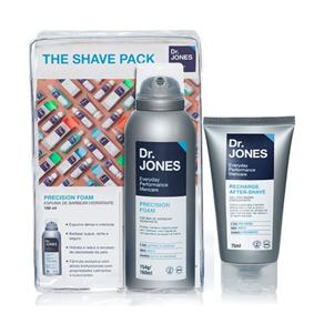 Kit Dr. Jones The Shave Pack Espuma de Barbear + Gel Pós-Barba - 160ml + 75ml