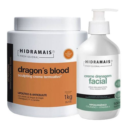 Kit Dragon's Blood 1kg + Drenagem Facial 500ml Hidramais