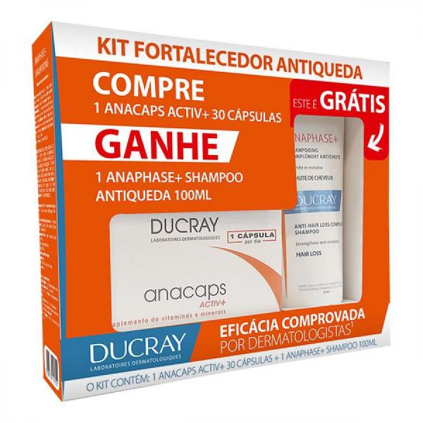 Kit Ducray Anacaps 30capsulas + Shampoo 100ml - Queda de Cabelo