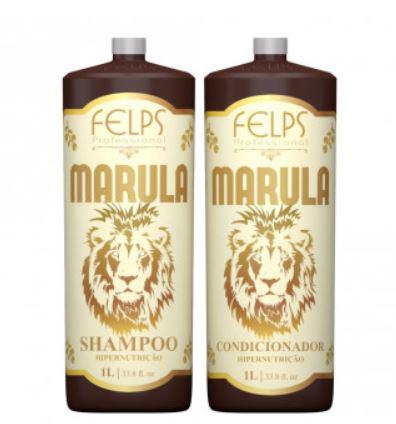 Kit Duo Marula Shampoo e Condicionador Felps Professional 2x 1l