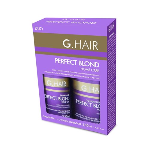 Kit Duo Perfect Blond G.Hair Shampoo 250ml+Condicionador 250ml