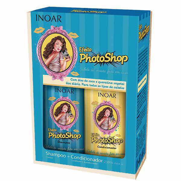 Kit Duo Shampoo 250ml + Condicionador 250ml Photoshop Inoar