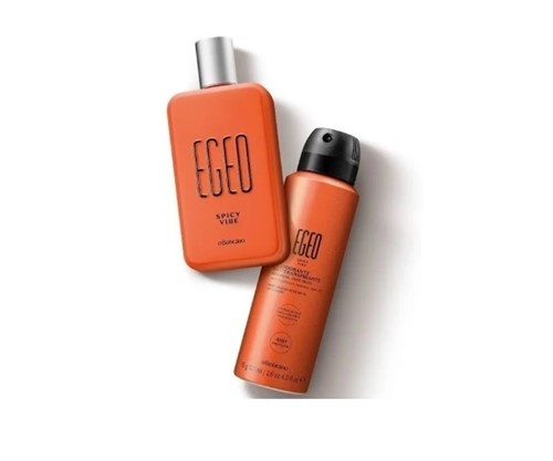 Kit Egeo Spicy Vibe: Desodorante Colônia, 90 Ml + Antitranspirante Ae...