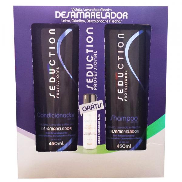 Kit Eico Desamareladora Shampoo+Condicionador+Hyper Dose - Eico