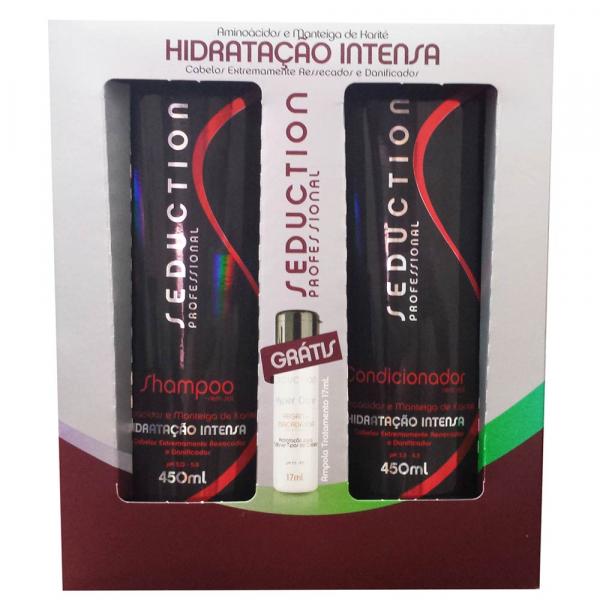 Kit Eico Hidratação Intensiva Shampoo+Condicionador+Ampola - Eico
