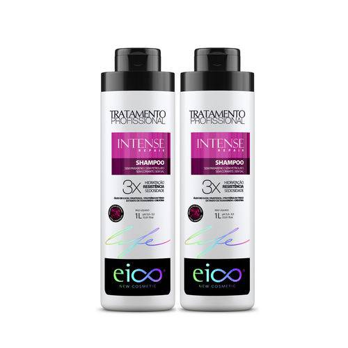 Kit Eico Intense Repair Shampoo + Bálsamo 1000ml